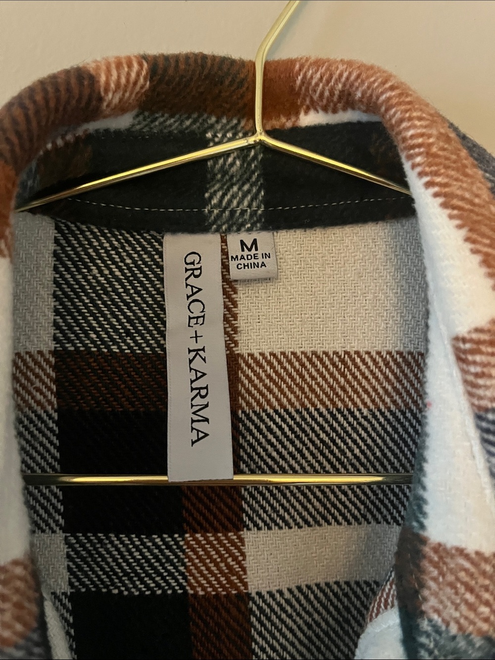 Plaid Button-Up Shacket - Picture 5 of 5